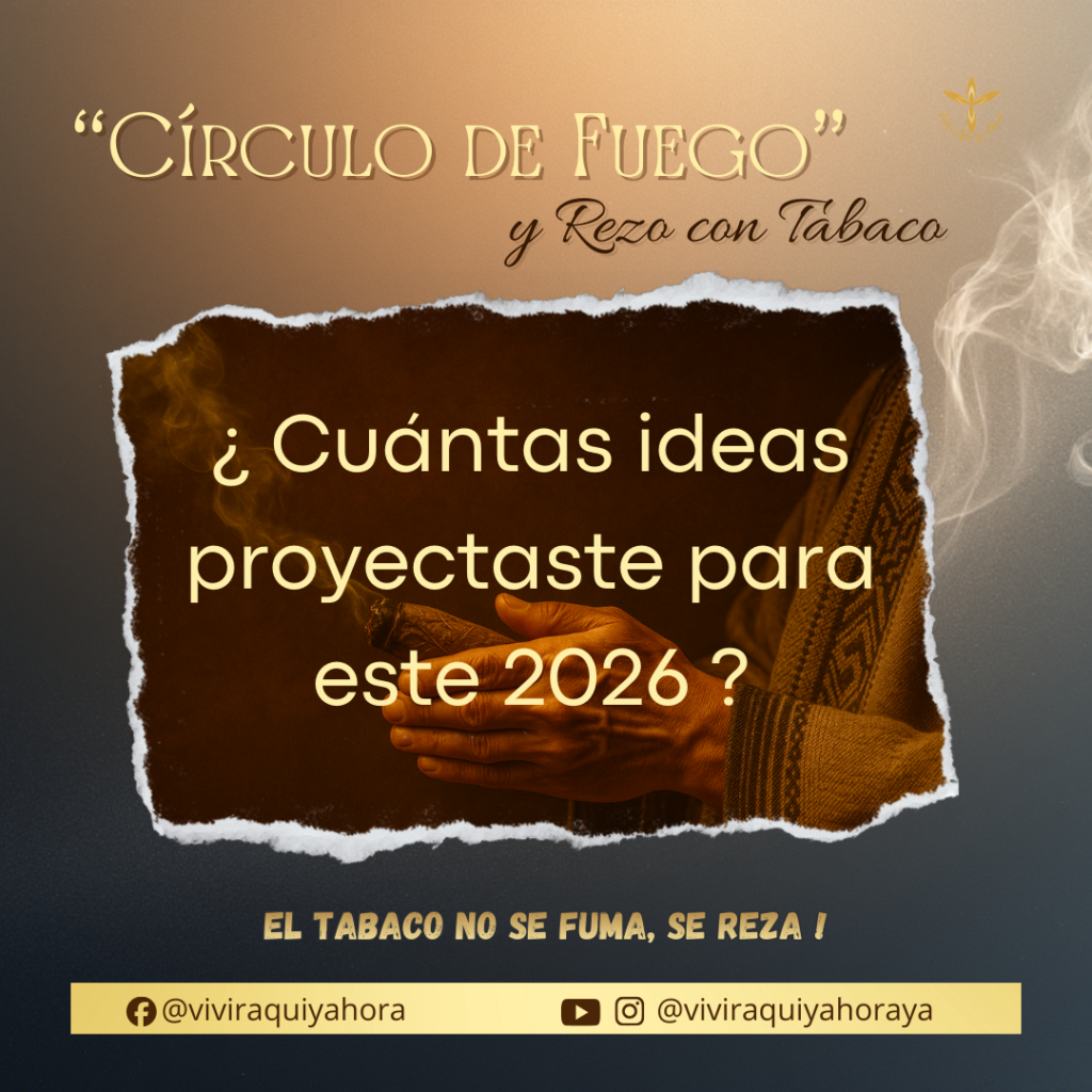 EL TABACO NO SE FUMA SE REZA